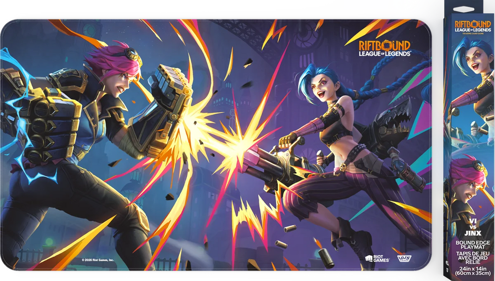 Playmat: Riftbound: Vendetta: Vi vs Jinx