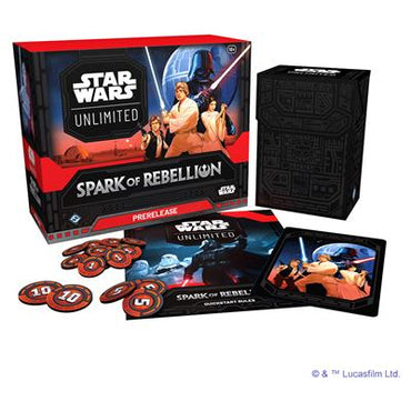 STAR WARS: UNLIMITED SPARK OF REBELLION PRERELEASE BOX