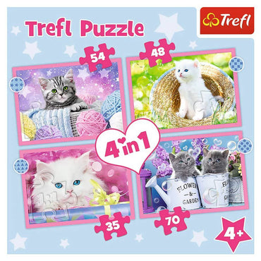 Puzzle: Fun Cats 4in1