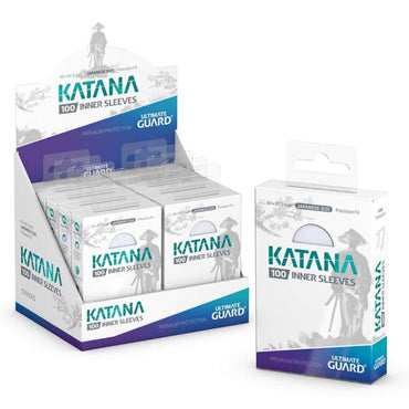 KATANA SLEEVES: TRANSPARENT JAPANESE INNER SLEEVES (100CT)
