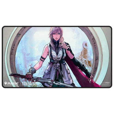 ULTRA PRO: MAGIC THE GATHERING: UNIVERSES BEYOND: FINAL FANTASY: BLACK STITCHED PLAYMAT PREMIUM LIGHTNING