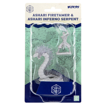 Critical Role: Ashari Firetamer & Inferno Serpent (Unpainted)