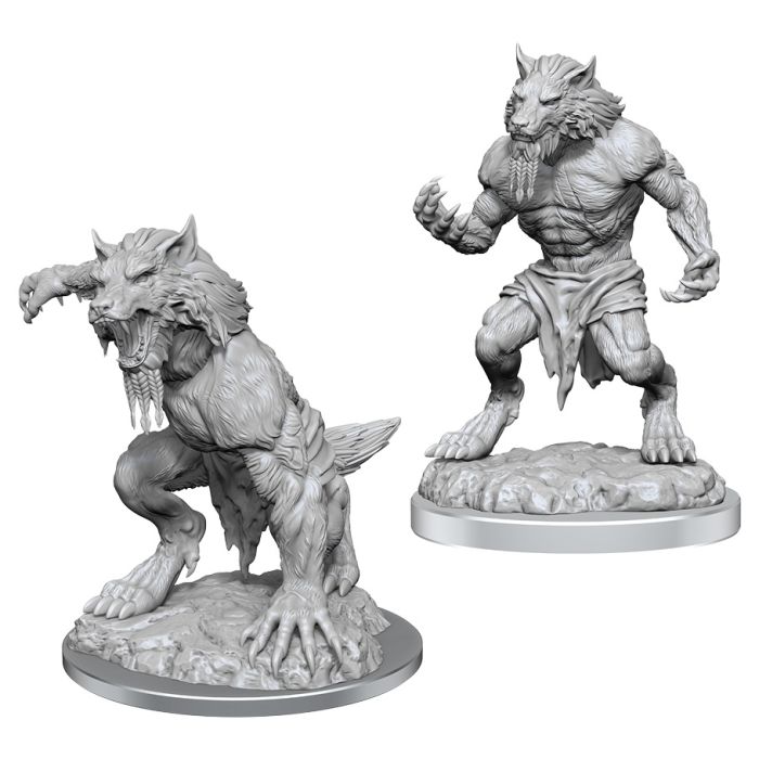 Critical Role Unpainted Miniatures: Fey Werewolves Wave 3