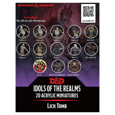 Dungeons & Dragons Icons of the Realms: Lich Tomb 2D Set
