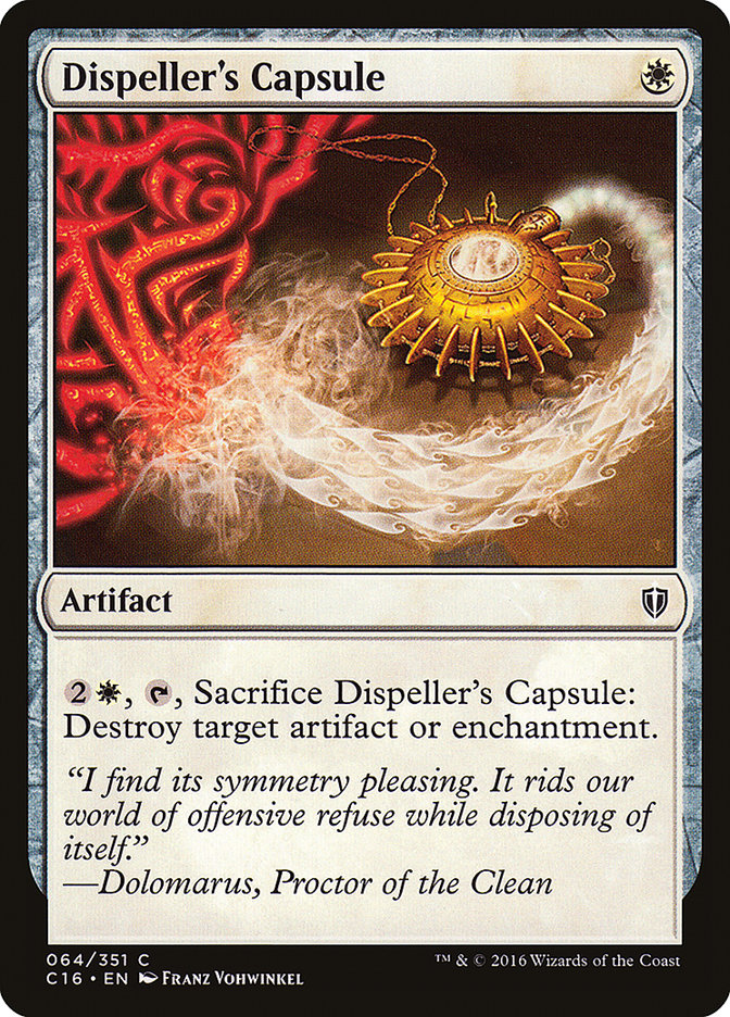 Dispeller's Capsule [Commander 2016] | All About Games
