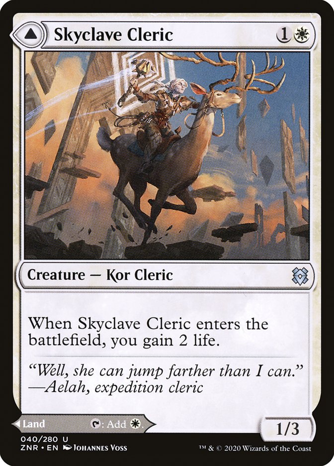 Skyclave Cleric // Skyclave Basilica [Zendikar Rising] | All About Games