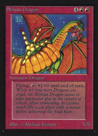 Shivan Dragon (CE) [Collectors’ Edition]
