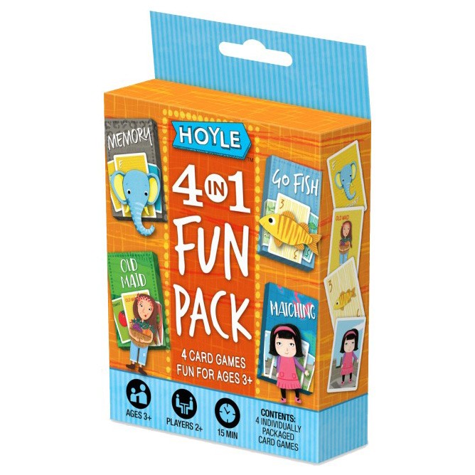 Child Card Games: 4 in 1 Fun Pack
