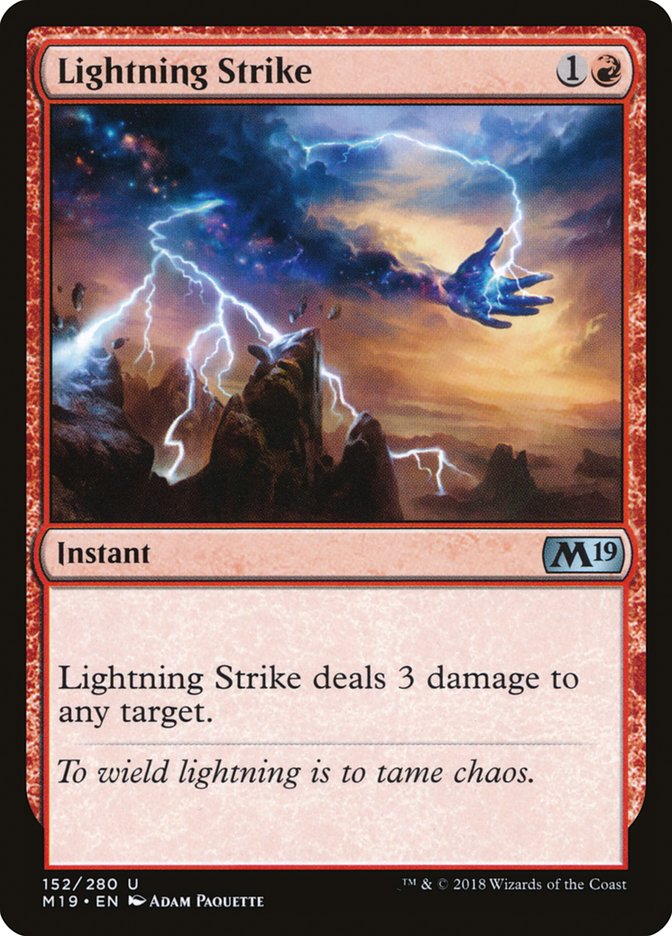 Lightning Strike [Core Set 2019] | All About Games