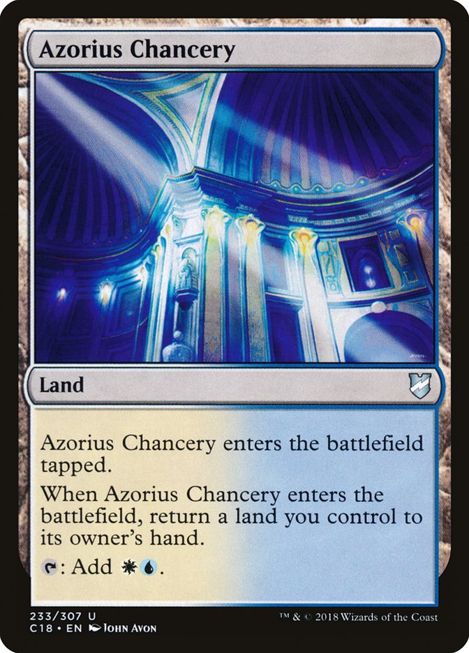 Azorius Chancery [Commander 2018] | All About Games