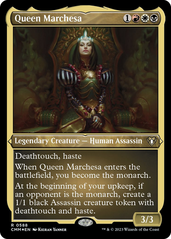 Queen Marchesa (Foil Etched) [Commander Masters]