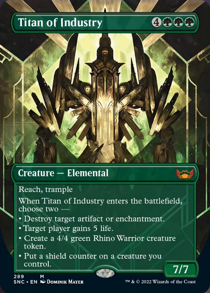 Titan of Industry (Borderless Alternate Art) [Streets of New Capenna] | All About Games