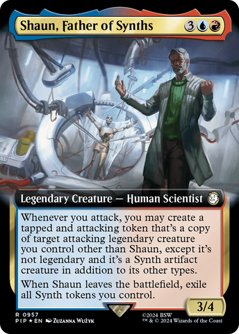 Shaun, Father of Synths (Extended Art) (Surge Foil) [Fallout]