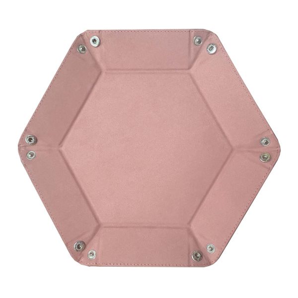 Hexagon Dice Tray - Pink