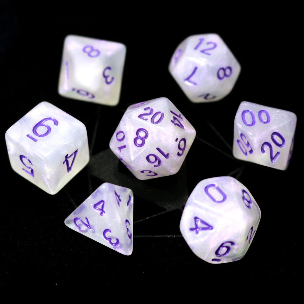 Dice 7ct Purple Moonstone