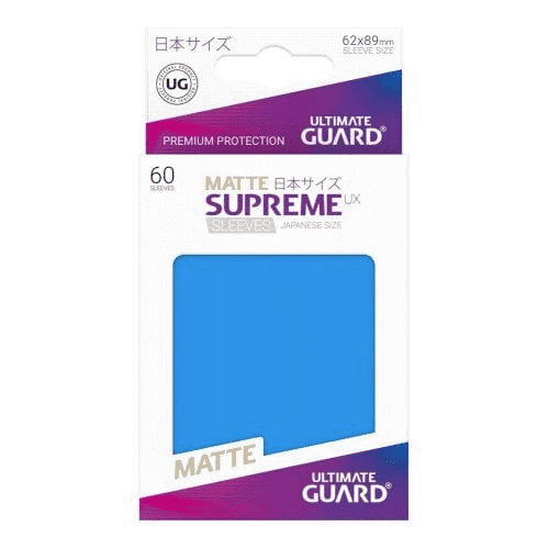 Supreme UX Japanese Size Card Sleeves - Matte Royal Blue