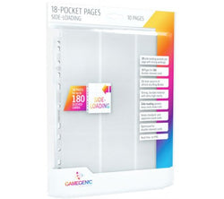 Sideloading 18-Pocket Pages White (Each)