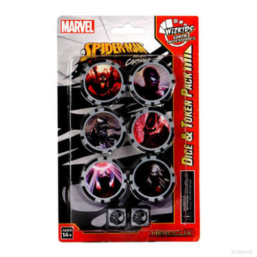 MARVEL HEROCLIX: SPIDER-MAN & VENOM ABSOLUTE CARNAGE DICE & TOKEN PACK