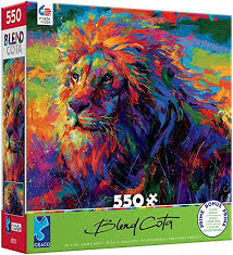 Ceaco 2427-2 Blend COTA King of The Jungle Puzzle - 550Piece