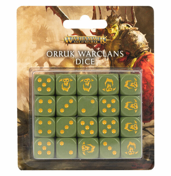 Age of Sigmar Orruk Warclans Dice