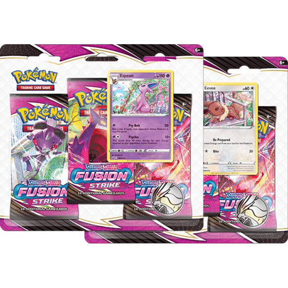 Fusion Strike Both 3-Pack Blisters - Espeon