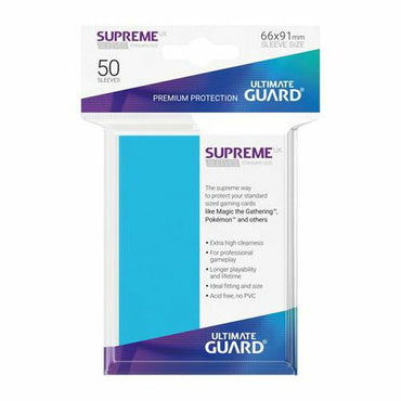 ULTIMATE GUARD: SUPREME UX SLEEVES - LIGHT BLUE (50CT)