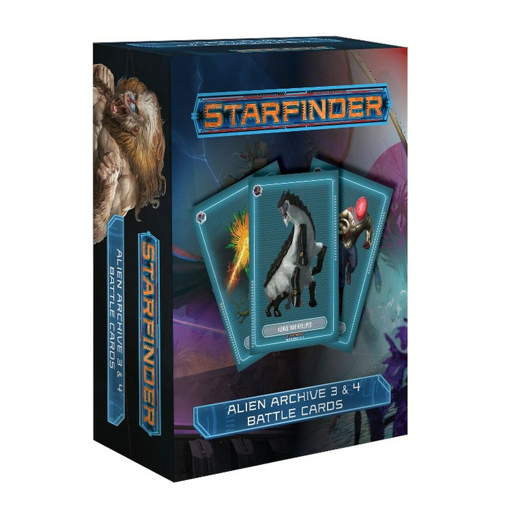 STARFINDER RPG: ALIEN ARCHIVE 3 & 4 BATTLE CARDS