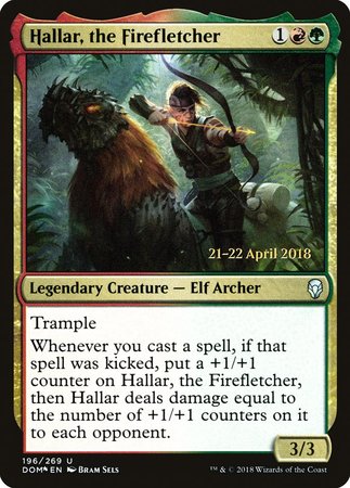 Hallar, the Firefletcher [Dominaria Promos] | All About Games