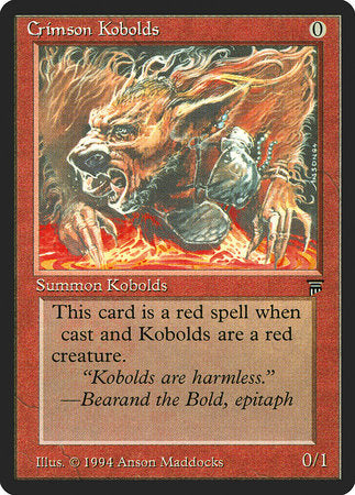Crimson Kobolds [Legends] | All About Games