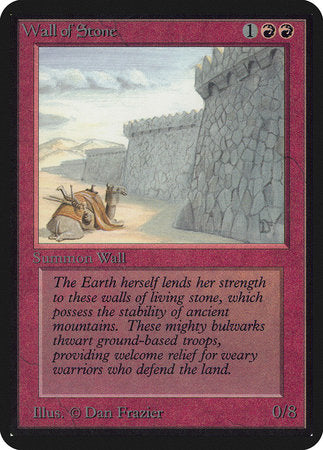 Wall of Stone [Limited Edition Alpha] | All About Games