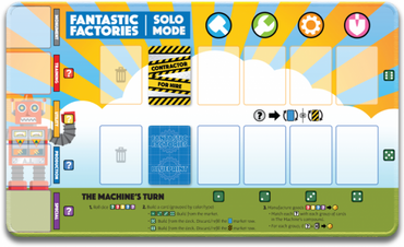 Fantastic Factories Playmat w/ solo A.I. side