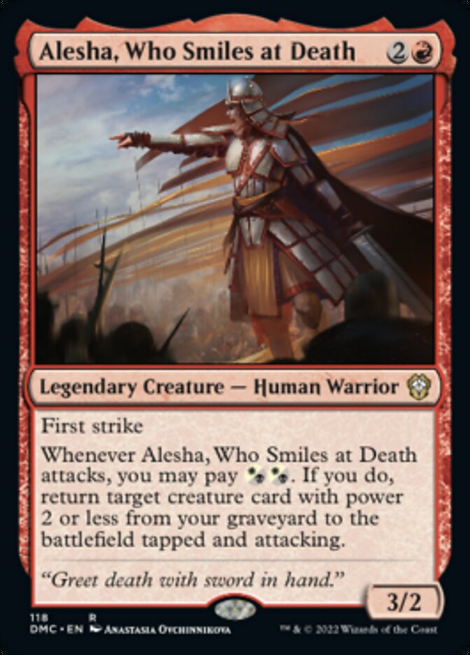 Alesha, Who Smiles at Death [Dominaria United Commander] | All About Games