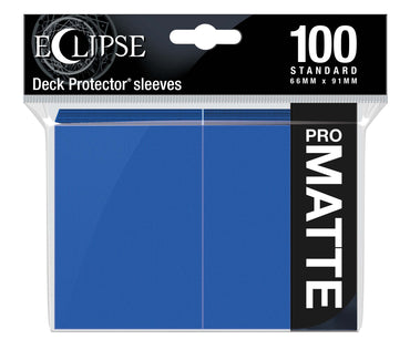Eclipse Matte Standard Sleeves: Pacific Blue (100ct)