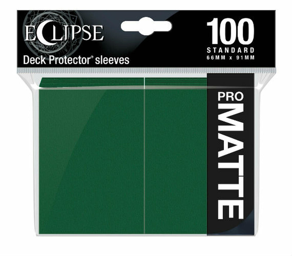 Eclipse Matte Standard Sleeves: Forest Green (100ct)