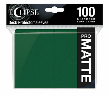 Eclipse Matte Standard Sleeves: Forest Green (100ct)