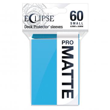 Pro-Matte Eclipse Small Deck Protector Sleeves: Sky Blue (60) | All About Games