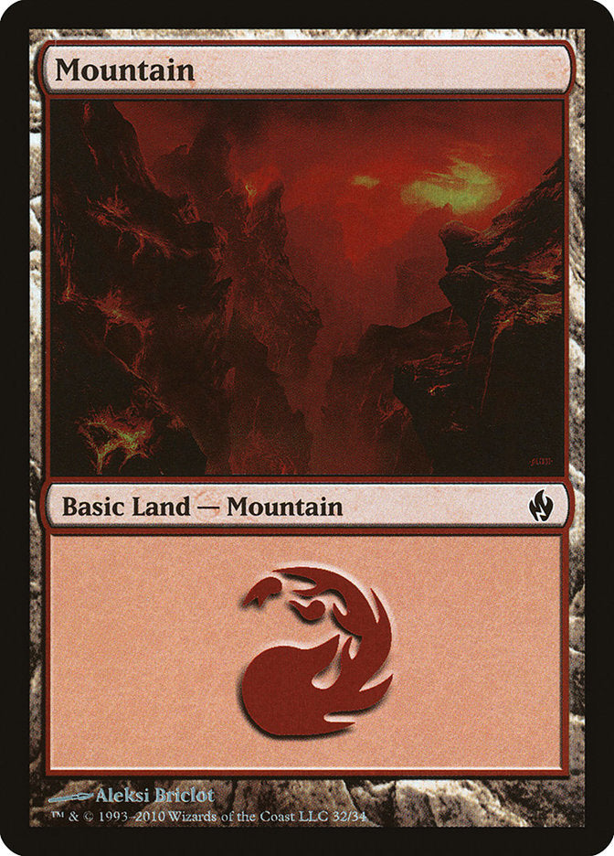 Mountain (32) [Premium Deck Series: Fire and Lightning] | All About Games