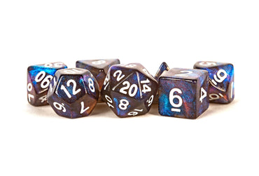 7 Count Dice Acrylic Set: 16MM Stardust Galaxy