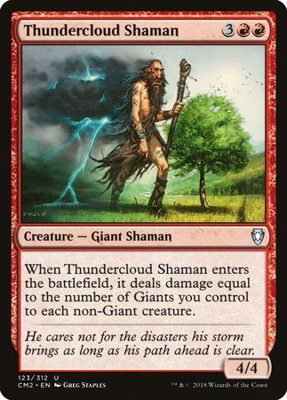 Thundercloud Shaman [Commander Anthology Volume II] | All About Games