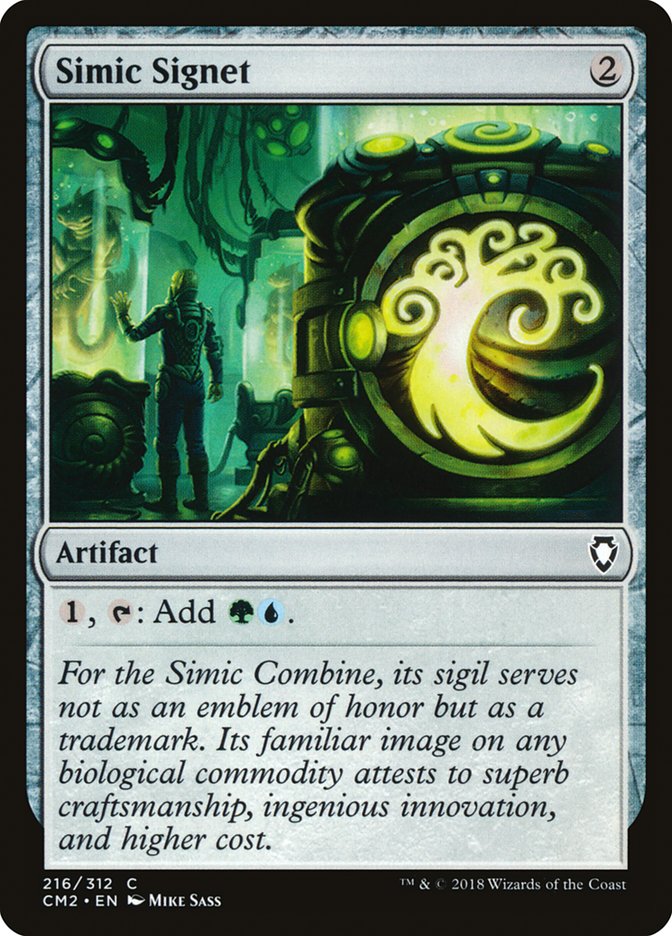 Simic Signet (216/312) [Commander Anthology Volume II] | All About Games
