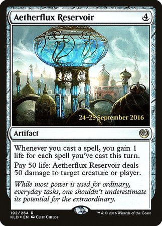 Aetherflux Reservoir [Kaladesh Promos] | All About Games