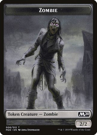 Zombie Token [Core Set 2020 Tokens] | All About Games