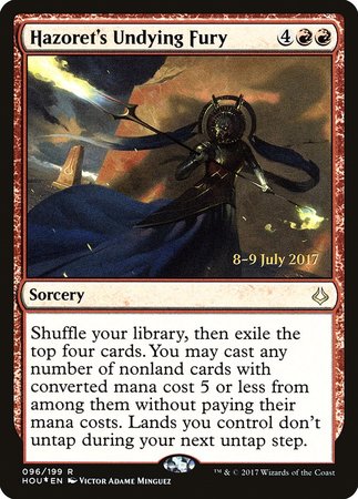Hazoret's Undying Fury [Hour of Devastation Promos] | All About Games