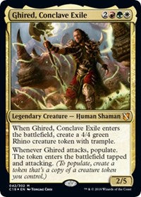 Ghired, Conclave Exile (Commander 2019) [Oversize Cards]
