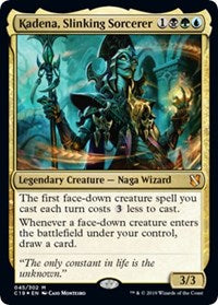 Kadena, Slinking Sorcerer (Commander 2019) [Oversize Cards]
