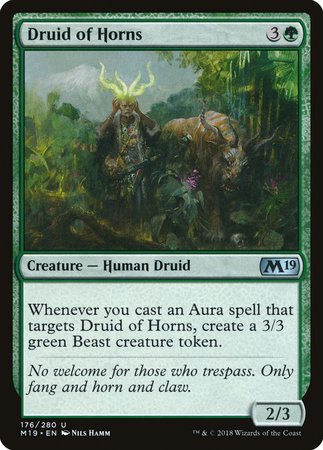 Druid of Horns [Core Set 2019] | All About Games