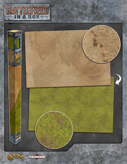 Battlefield in a Box: Game Mat- Grassland/ Desert