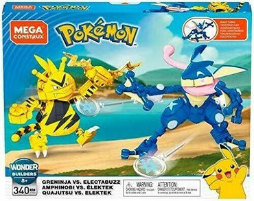Pokemon Mega Construx Greninja Vs. Electabuzz Set