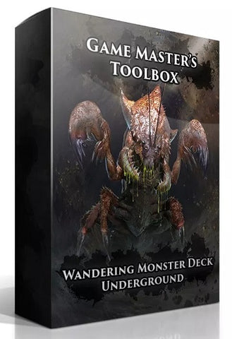Game Masters Toolbox: Wandering Monster Deck - Underground