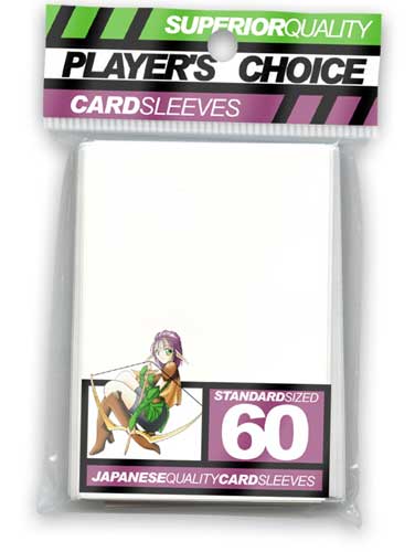 Player's Choice Sleeves White 60-Count